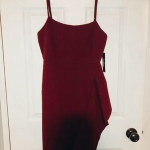 lulus brand new maroon dress